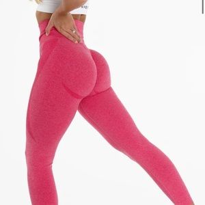 Nvgtn pink leggings seamless medium